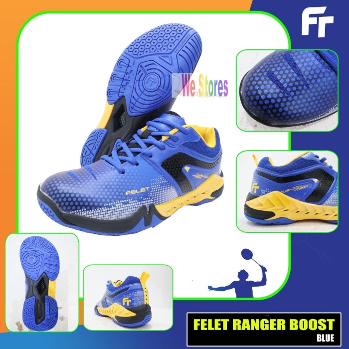 FELET Ranger Boost Sepatu Badminton FELET Ranger Boost (Original) - Blue, 39