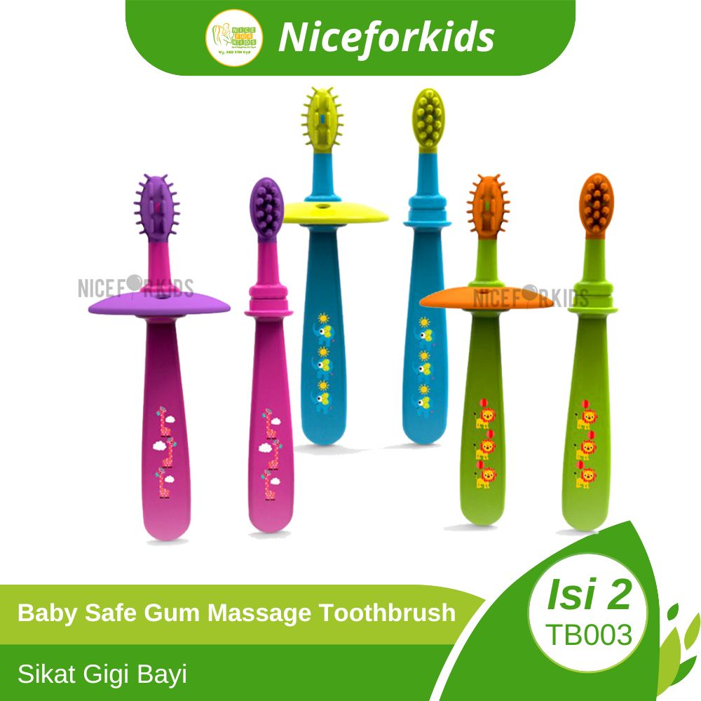 Baby Safe Gum Massage &amp; Toothbrush (TB003) / Sikat Gigi Bayi