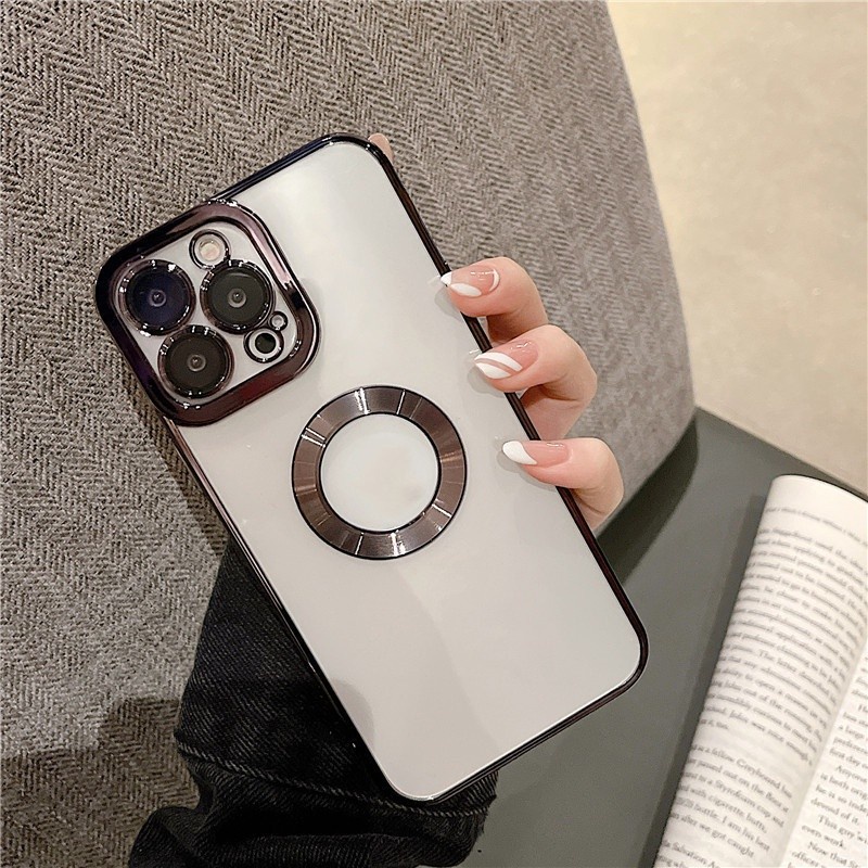 Case Pelindung Bahan Silikon Dengan Lensa Film Untuk IPhone 13 12 11 Pro Max 7 8 Plus X XR XS Max