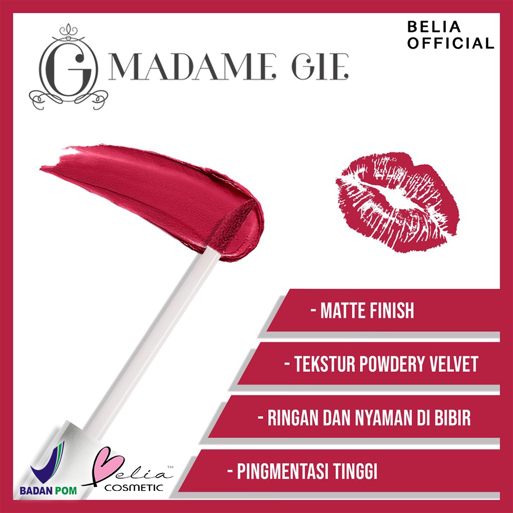 ❤ BELIA ❤ Madame Gie Always On Lip Cream BPOM | Lipcream lipstick lipstik Madamegie Gisella