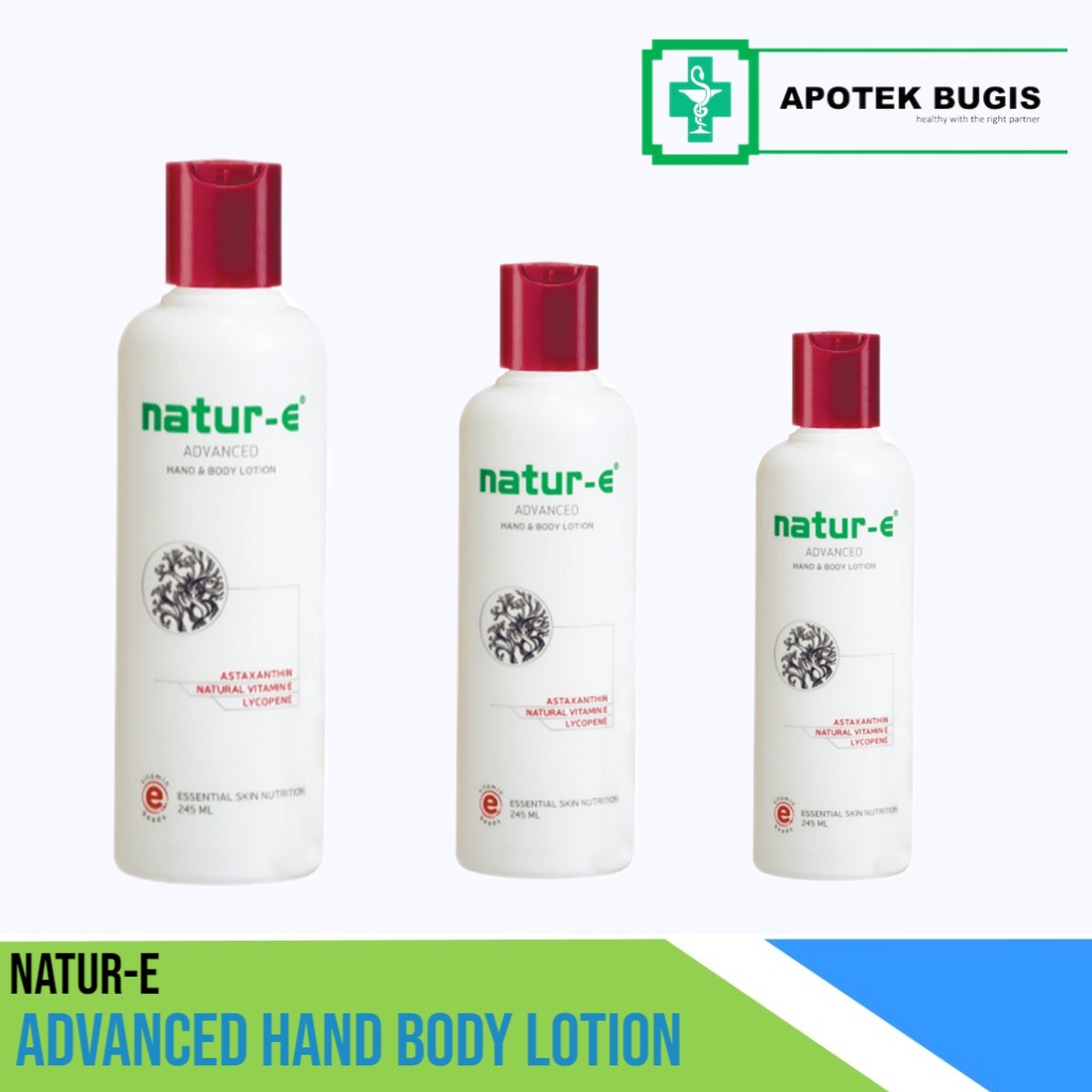 Natur-E Advanced Hand Body Handbody Lotion 245 ml Pelembab kulit melindungi Kulit