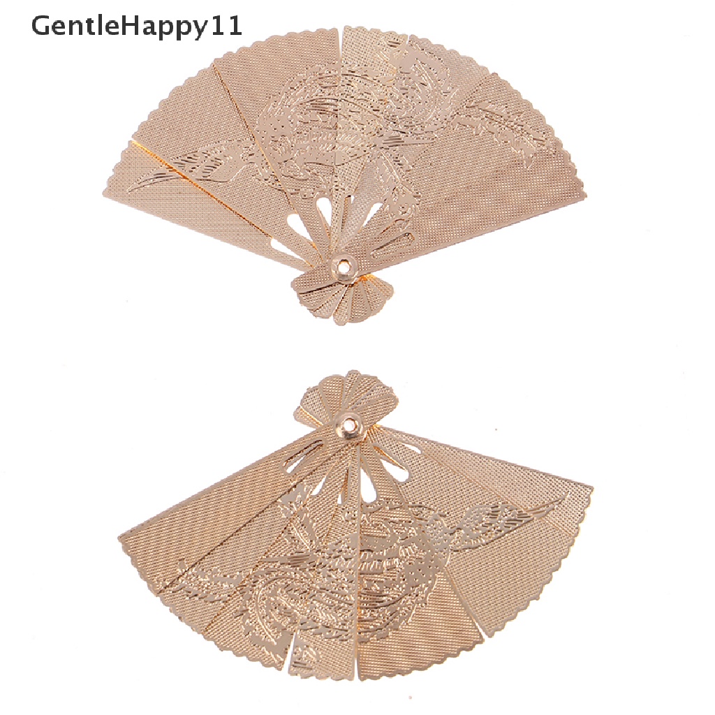 Gentlehappy Mainan Miniatur Kipas Angin Motif Ukir Bahan Metal Untuk Aksesoris Rumah Boneka 1: 12