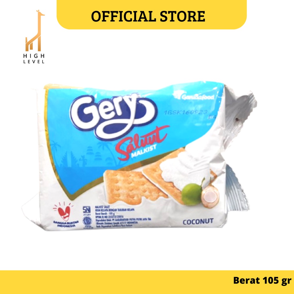 

GERY SALUUT MALKIST COCONUT 105G