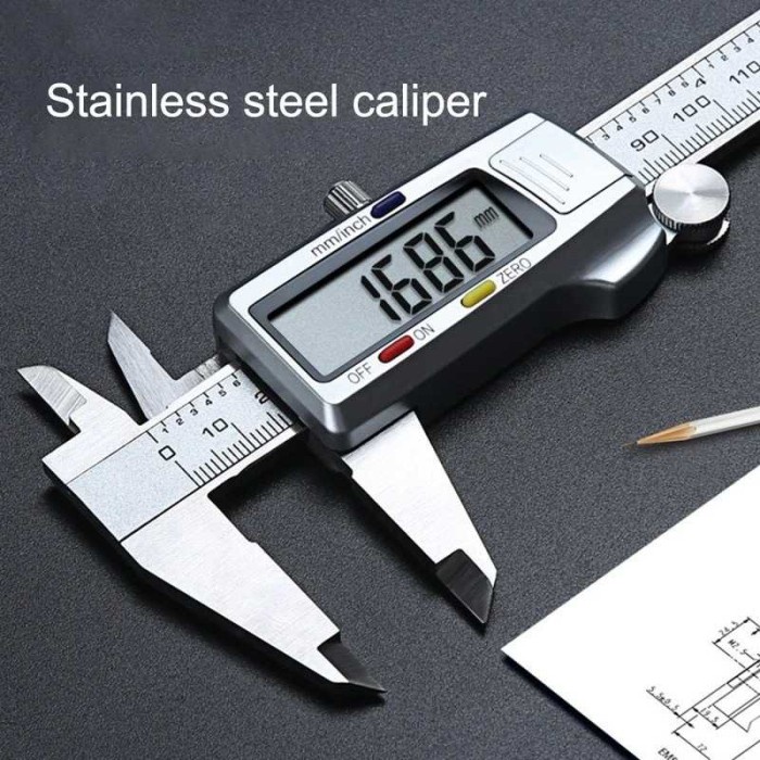 

Taffware Jangka Sorong Kaliper Sigmat Digital Stainless 150mm - YXB - Silver
