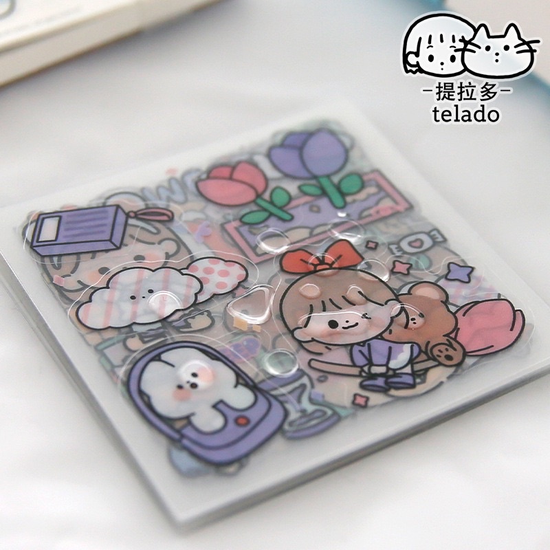 

Sticker Lucu Cute Kawaii Bahan PET Part 1