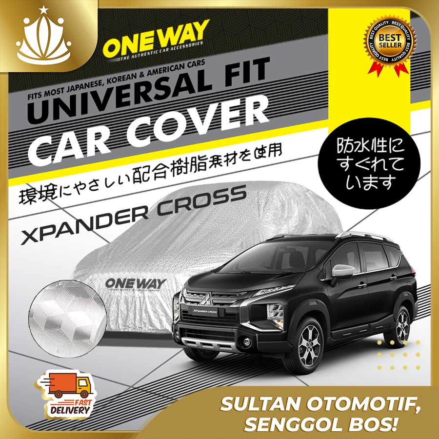 Body Cover Sarung Mobil XPANDER CROSS Waterproof 3 LAYER TEBAL Deluxe Anti Air