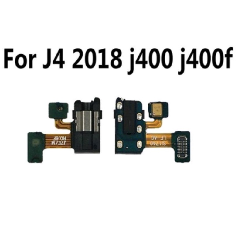 FLEXIBLE CON HANDSFREE SAMSUNG J4 2018 J400 J400F KONEKTOR JACK HEADSET
