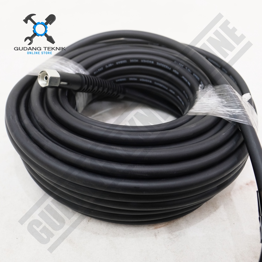 Selang Jet Cleaner 15m 20m 25m 400Bar MOLLAR / Selang Steam Cuci Motor Mobil 15 Meter 20 Meter 25 Meter 400 Bar MOLLAR
