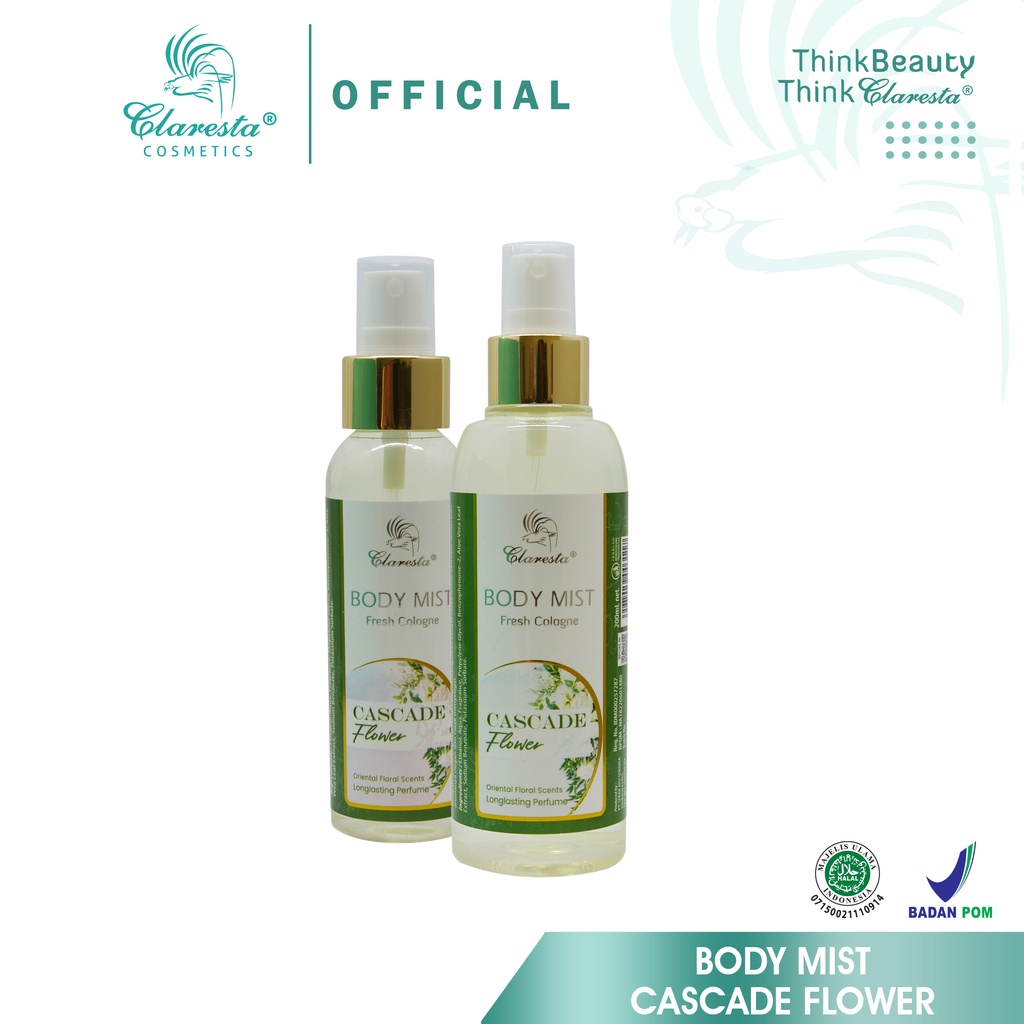 Claresta Body Mist Cascade Flower