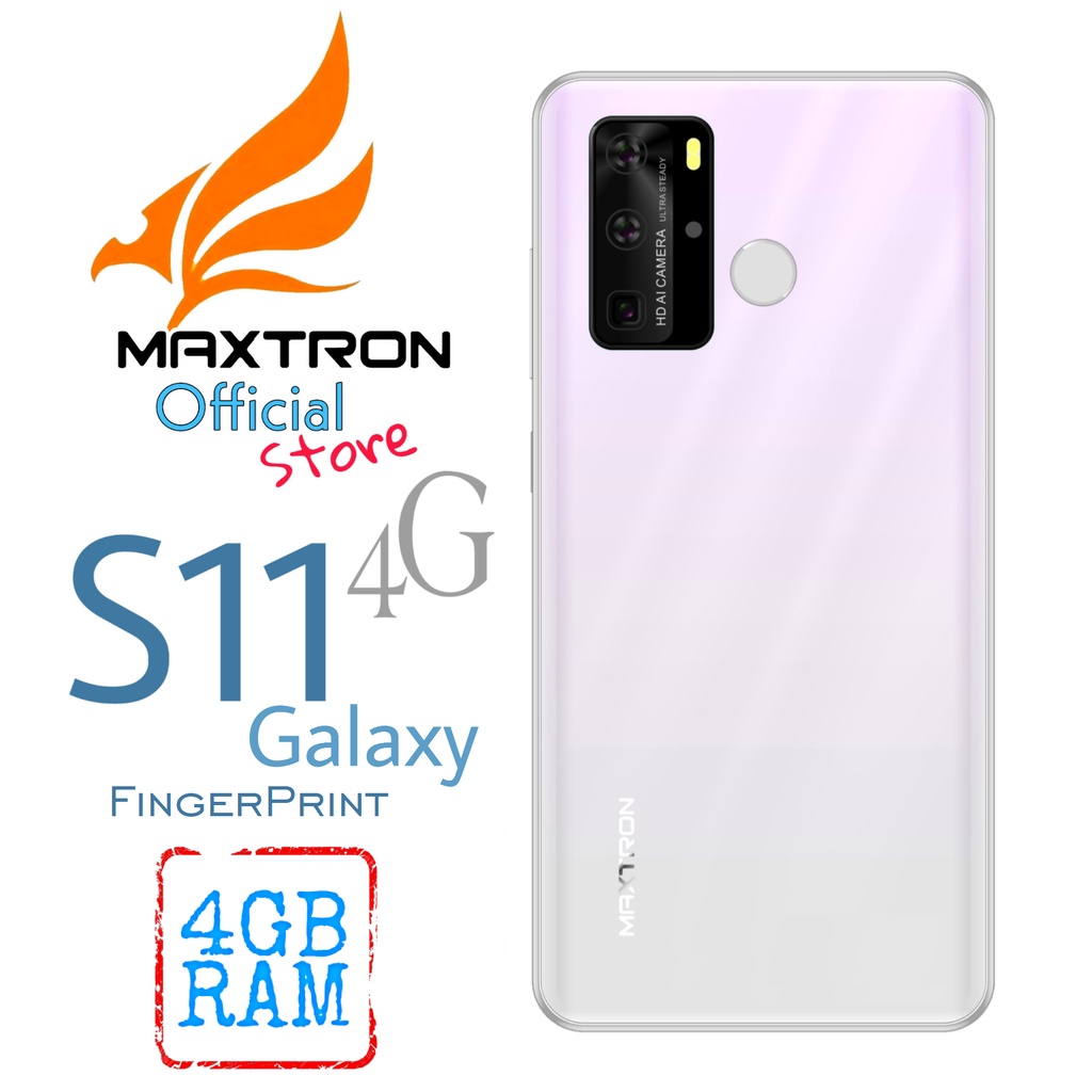 HP MAXTRON S11 GALAXY 4G - HP ANDROID 6.53" RAM 4GB ROM 32GB - FINGERPRINT - HP ANDROID MURAH