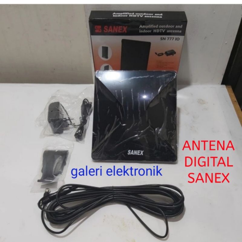 Antena Tv Digital Sanex Indoor Outdoor Kabel 10 Meter