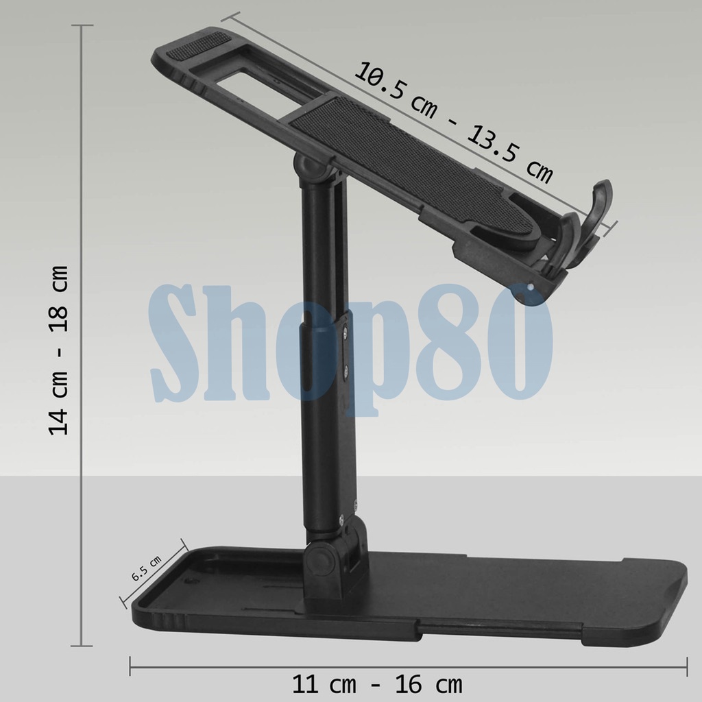 Stand HP Tablet Desktop Desk Phone Tab Holder Besar Universal Dock Docking Dudukan Utk Zoom