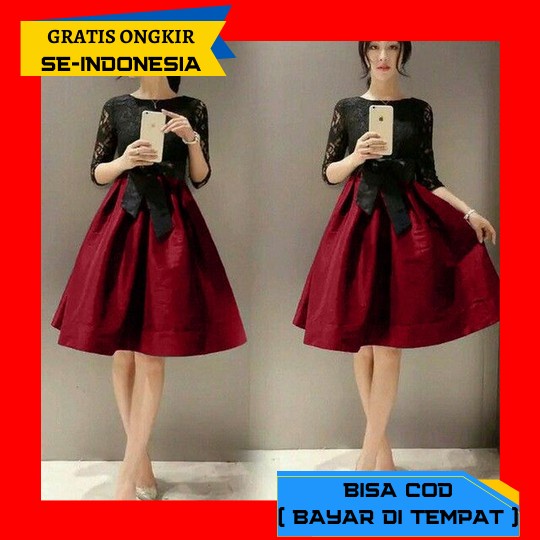 Jyacolection-Rani Dress-Promo-Dress Wanita Terbaru-Dress Panjang-Longdress-Dress Casual-Dress Wanita