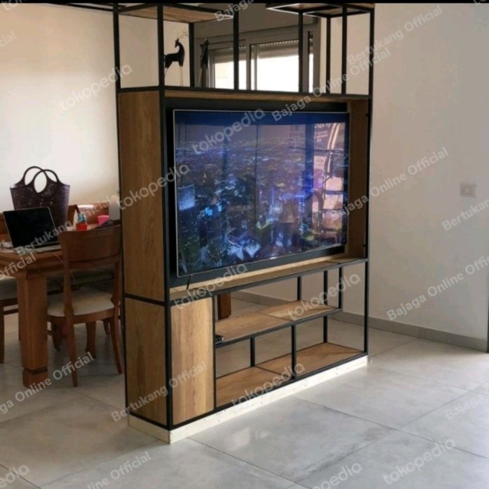 Lemari Tv Besi Bufet / Lemari Partisi Ruangan - Meja Tv