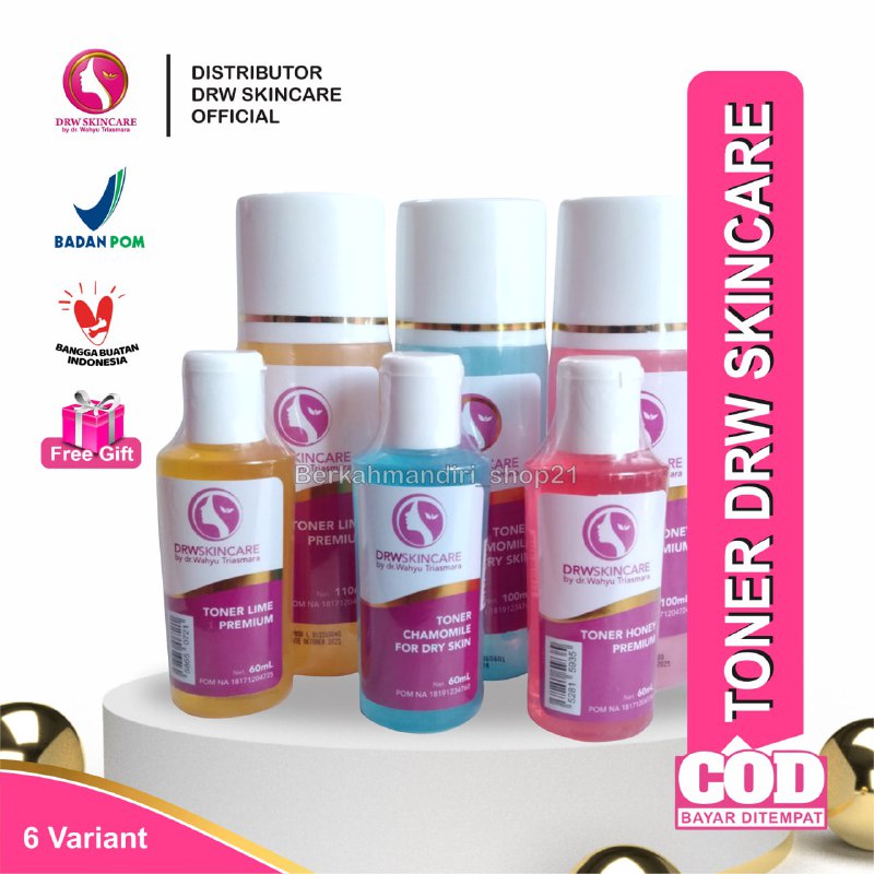 DRW SKINCARE TONER PENYEGAR NORMAL KERING BERMINYAK SENSITIF JERAWAT FLEK MELEMBABKAN AMPUH BPOM