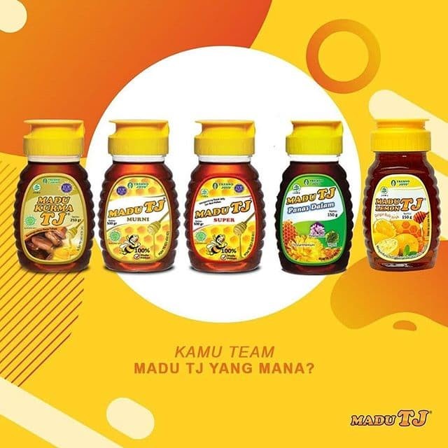 

Madu TJ 150 gr Kemasan Botol | TJ Murni | TJ Extra (Super) | TJ Madu Kurma | TJ Panas Dalam | TJ Lemon