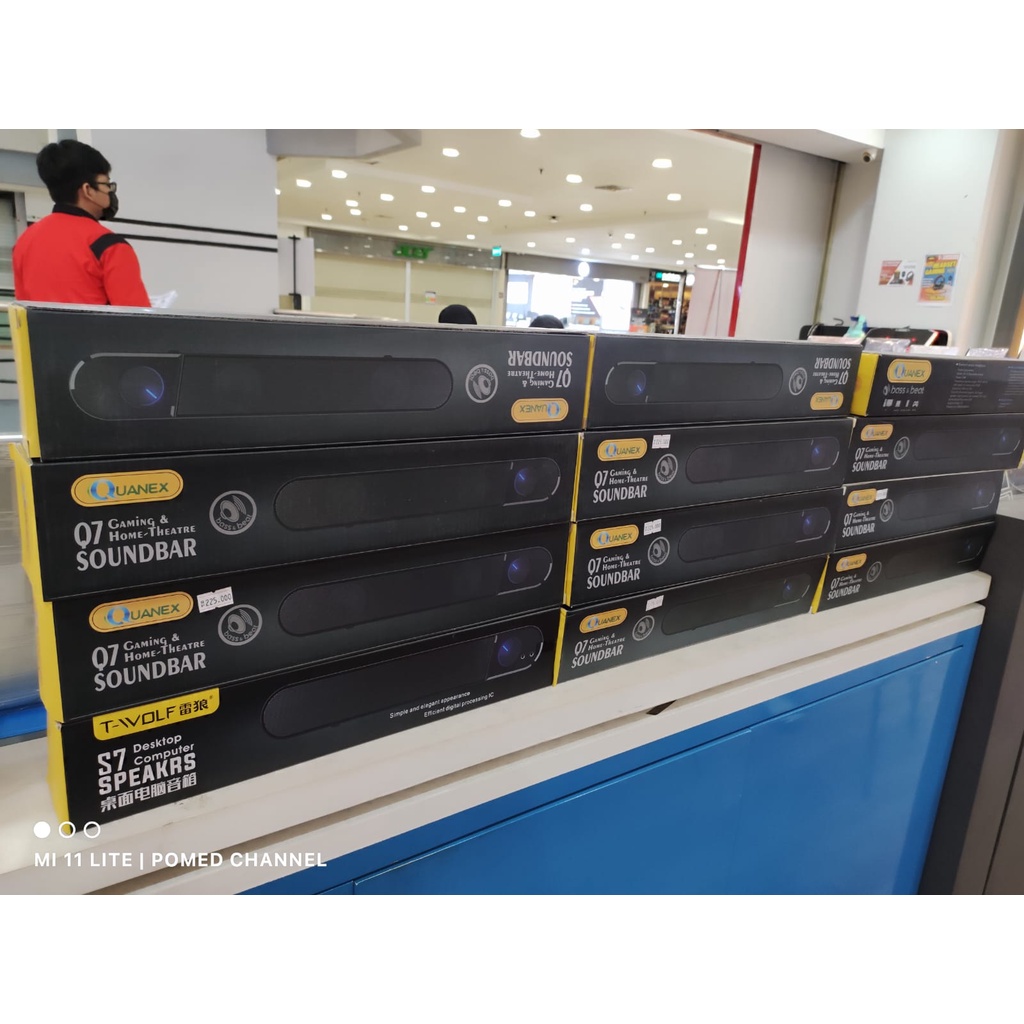 SPEAKER SOUNDBAR BLUETOOTH QUANEX Q7