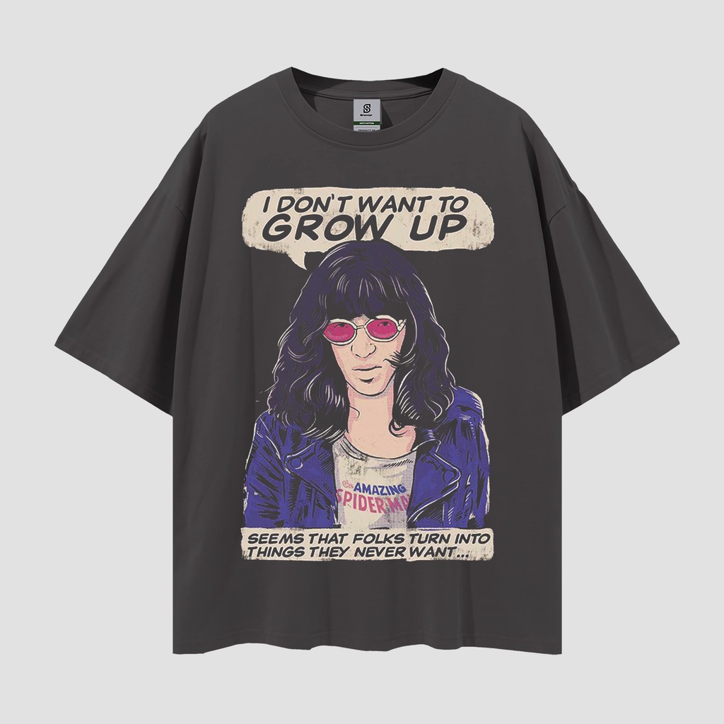 Ramones Pace Box Vintage Style Oversize Tee