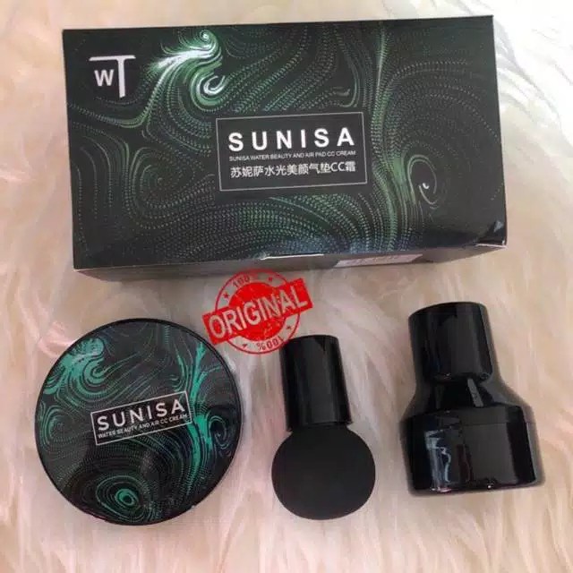 TERMURAH &amp; TERLARIS SUNISA MUSHROOM HEAD AIR CUSHION CC CREAM 100% ORIGINAL