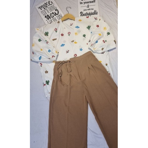 ONE SET KIYOWO OUTER+CELANA-OUTER+CANCER MOCCA