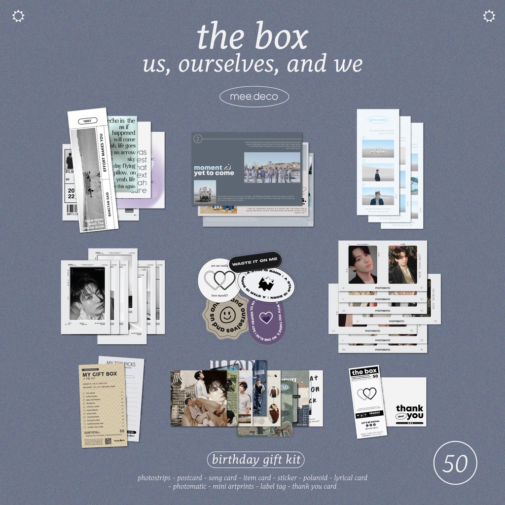 The Box Fankit BTS Birthday Gift Project