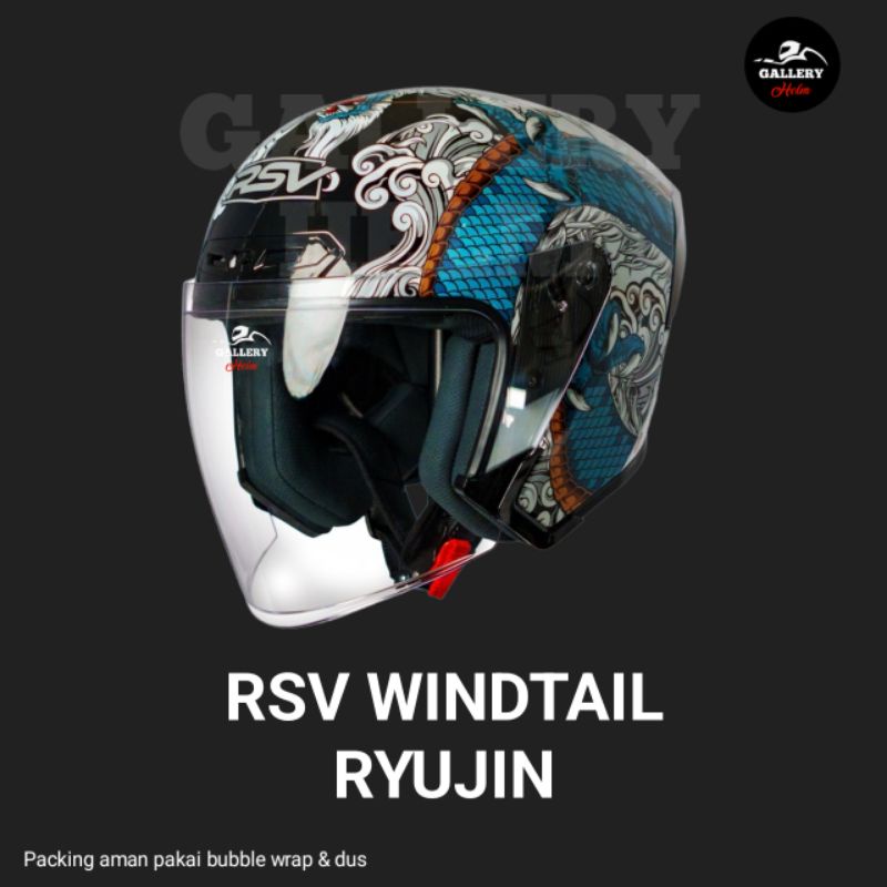Jual HELM RSV WINDTAIL RYUJIN HELM RSV HALF FACE Shopee Indonesia