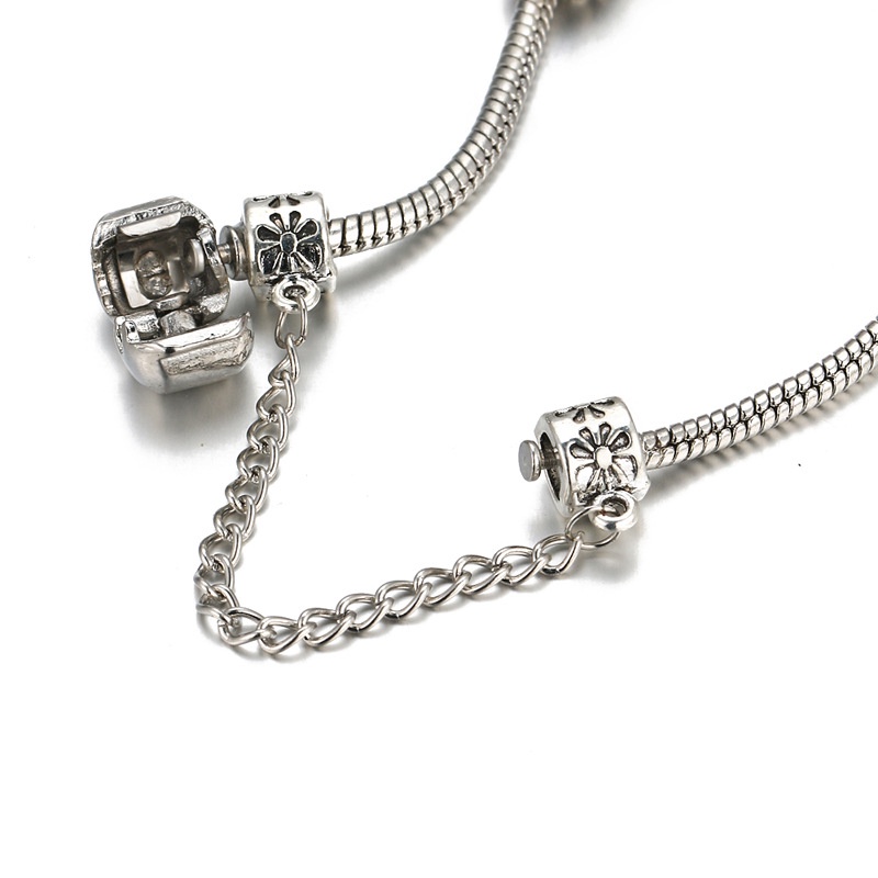 Manikmanik Kristal Berlian Imitasi Lubang Besar Untuk Aksesoris Gelang DIY