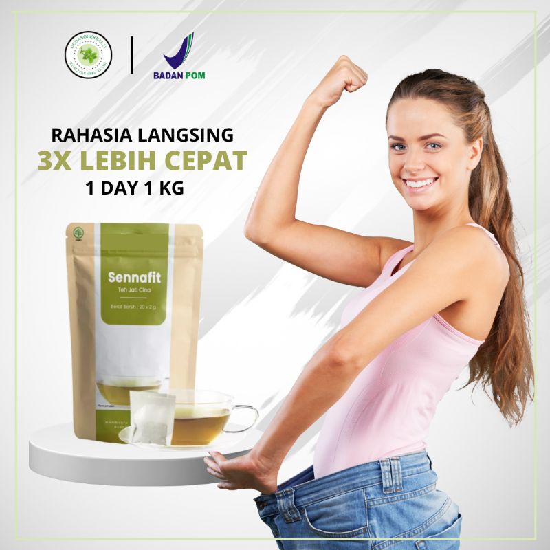 Teh Daun Jati Cina sebagai Pelangsing Alami BPOM Langsing Bandan Peluntur Lemak Detox Alami