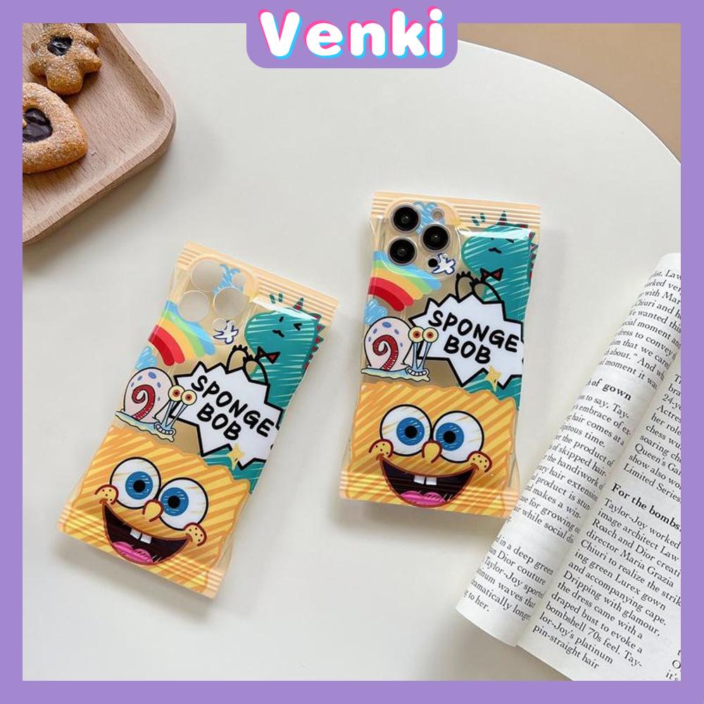 Case iPhone 14 Pro Max Soft TPU Clear Case Snack Case Cute Cartoon Camera Protection Airbag Shockproof For iPhone 14 13 12 11 Plus Pro Max 7 Plus X XR