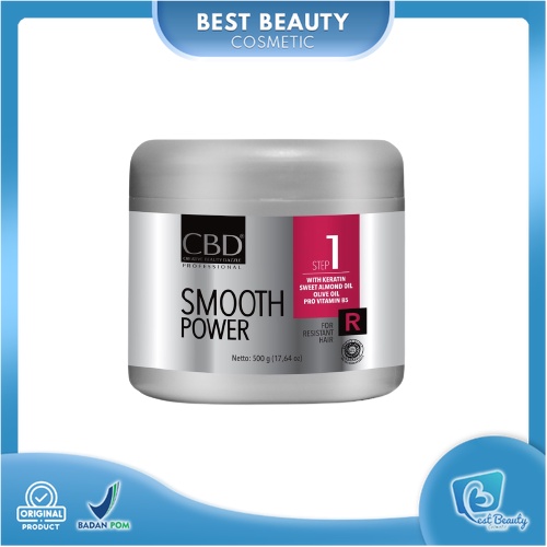 CBD Professional Smooth Power Step 1 R for Resistant Hair 500gr