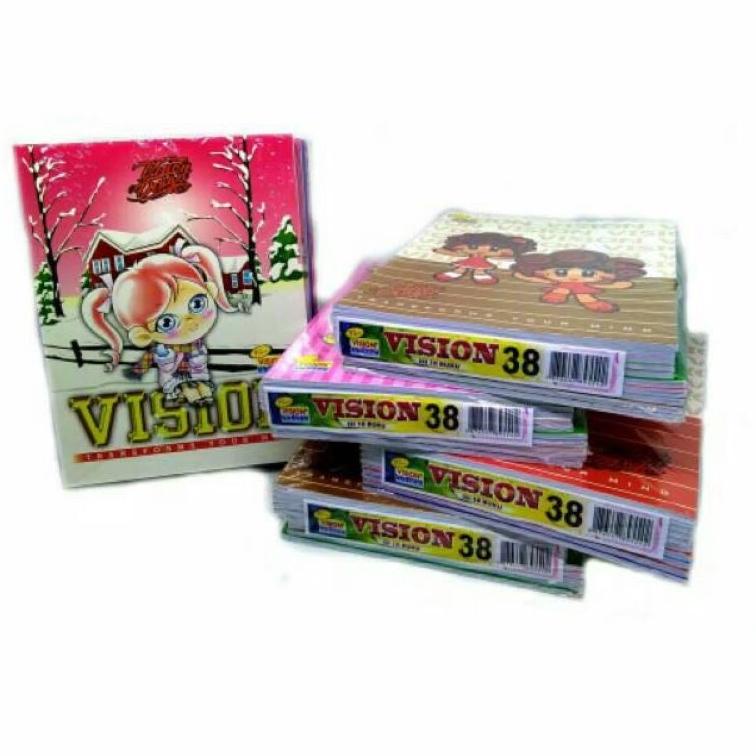

Terbaru [PAK]buku tulis vision isi 38 lembar (10 pcs) ☸