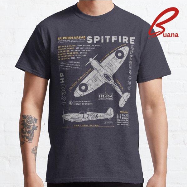 Kaos Pria Supermarine Spitfire 2016