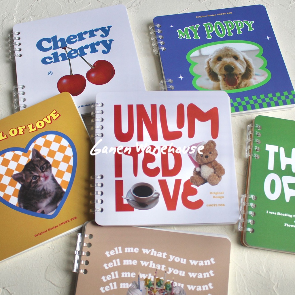 

[GW] Notebook Spiral Persegi Buku Jurnal Aesthetic