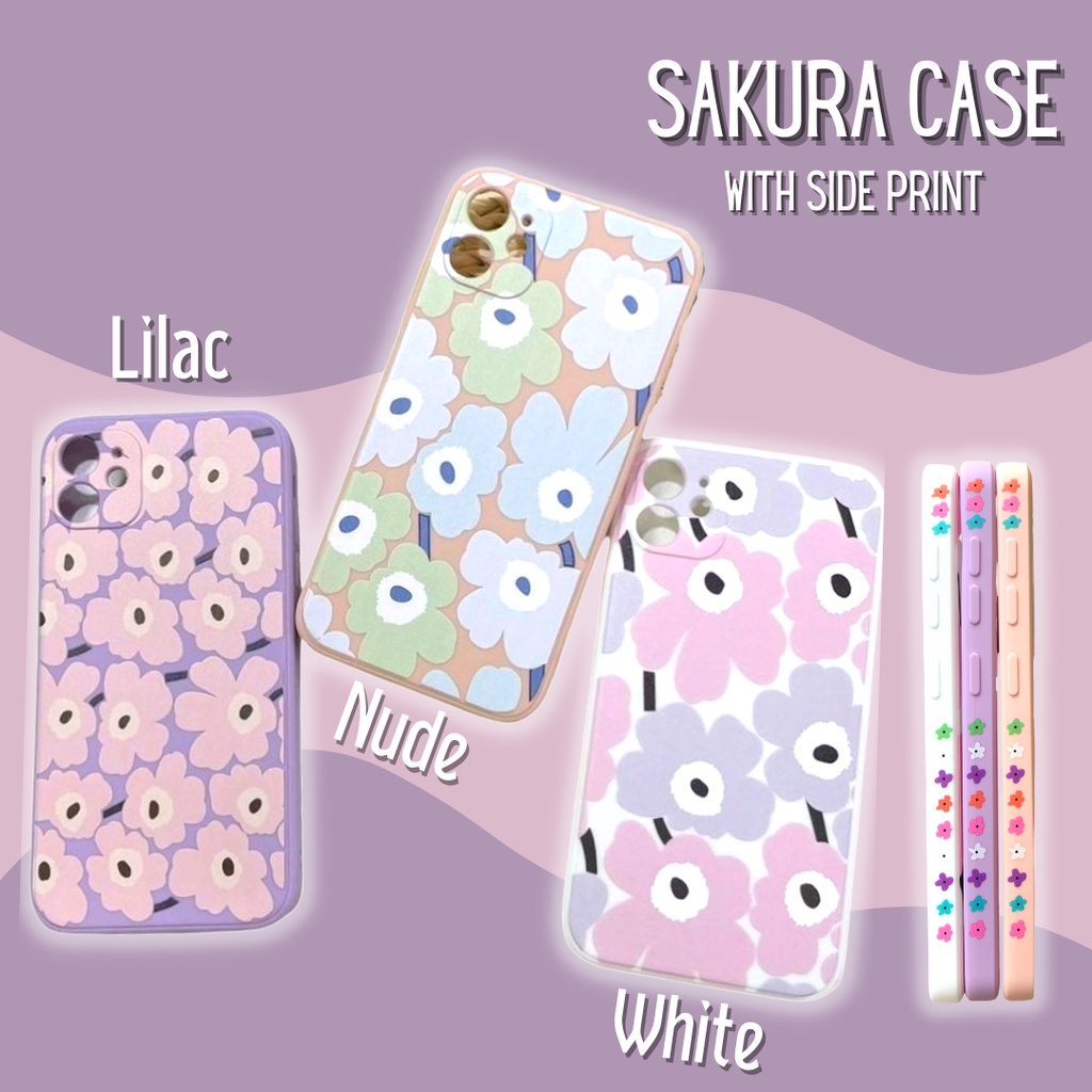 Sakura Soft Case Vivo Y12s Y20 Y20s Casing Cover