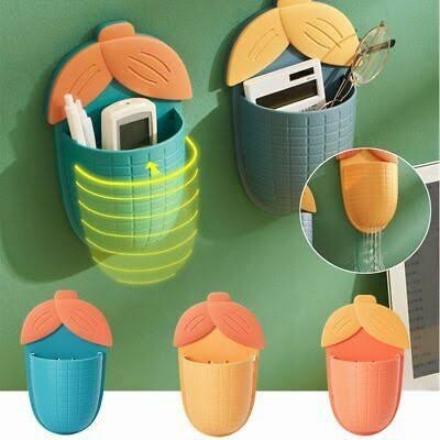 Tempat Penyimpanan Sikat Gigi Odol Jagung Tempel Dinding Multifungsi