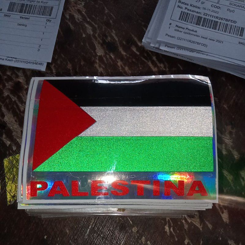 stiker cutting lambang Palestina