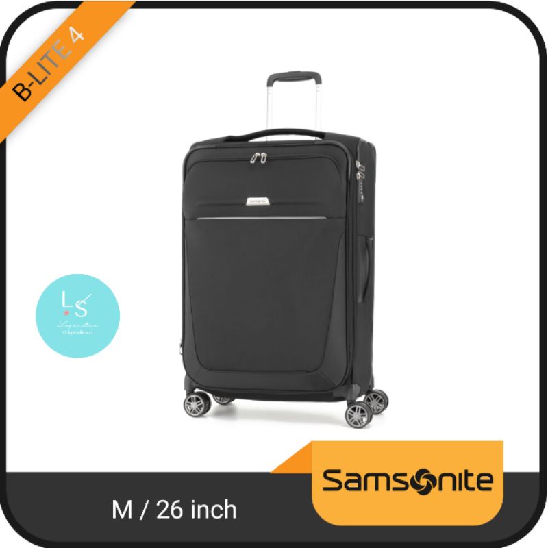 koper 26 inch Samsonite B-lite 4 spinner TSA Lock softcase black