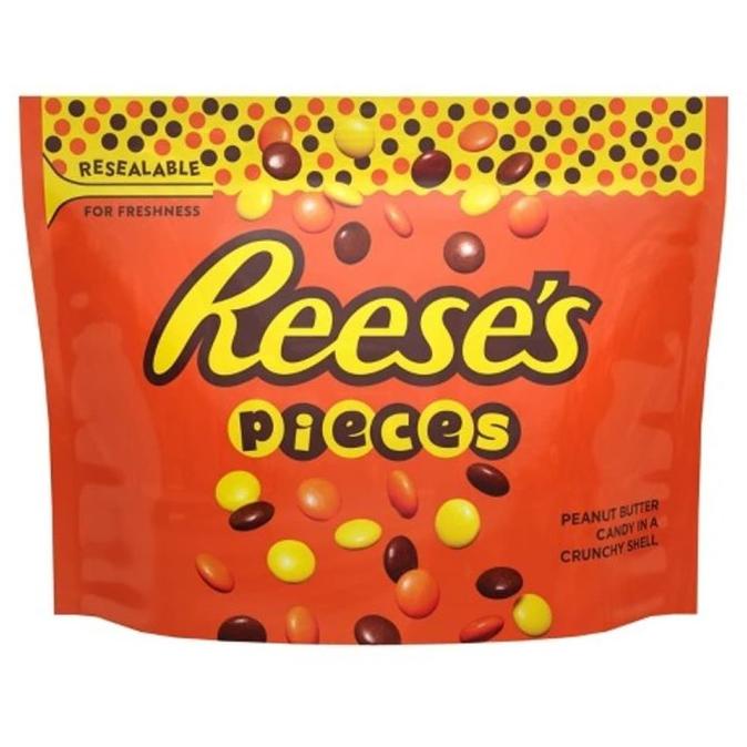 

TERLARIS Reese Pieces Peanut Butter Crunchy Candy 280 gr - cokelat selai kacang /PERMEN LUNAK/PERMEN VIRAL/PERMEN MILO/PERMEN YUPI/PERMEN JADUL/PERMEN KARET