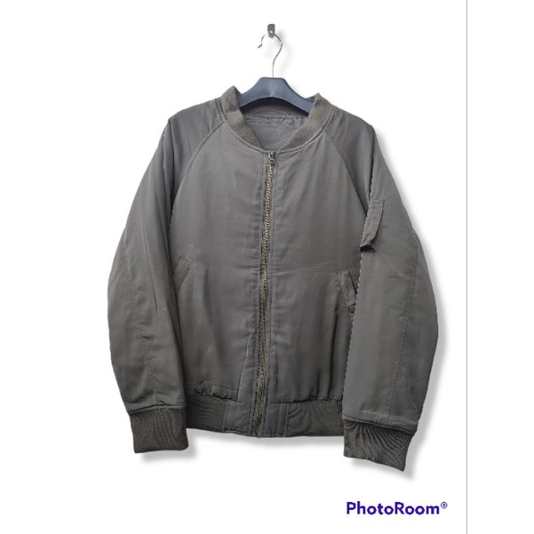 Jaket Bomber Pria Army Second