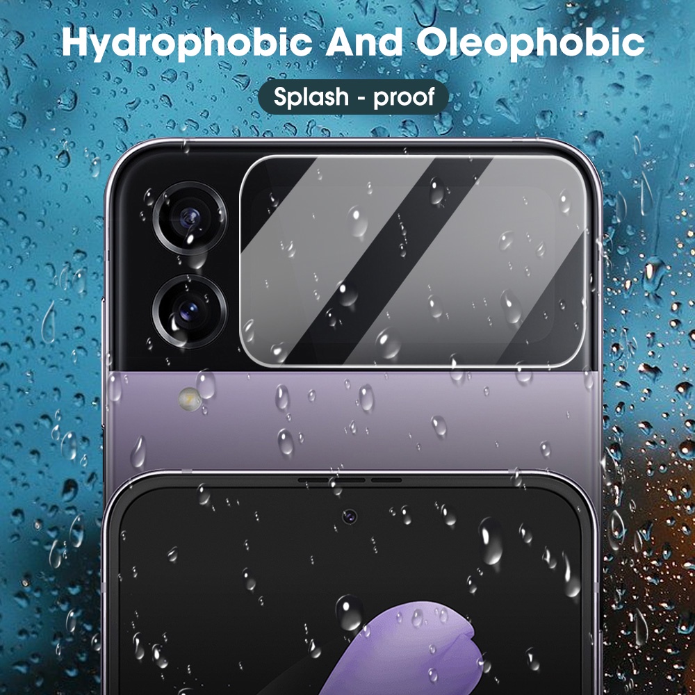 Pelindung Layar Tempered Glass Anti Sidik Jari / Gores Untuk Samsung Galaxy Z Flip 4