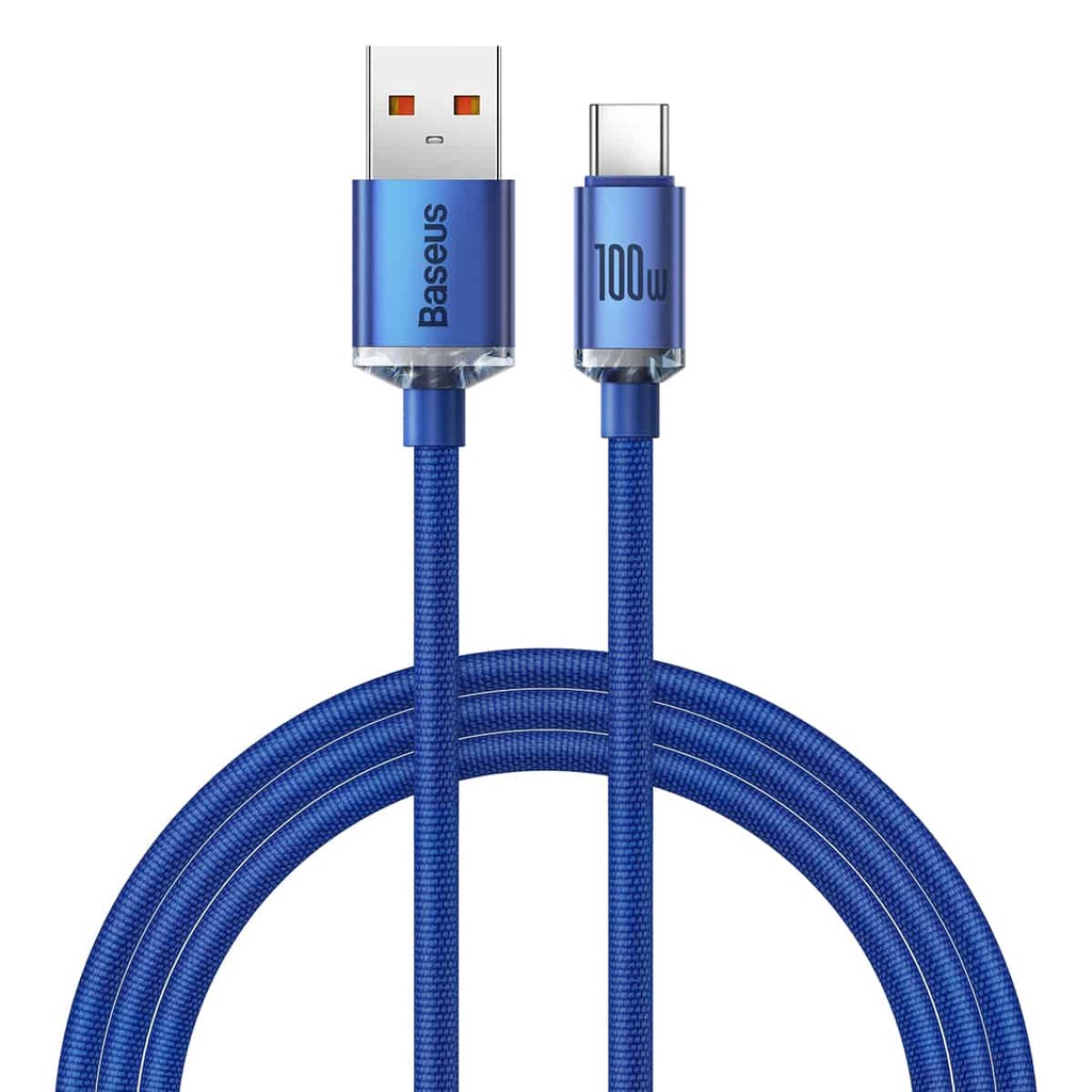 Baseus Crystal Shine Series Fast Charging Data Cable USB to Type-C 100W 1.2m / 2m