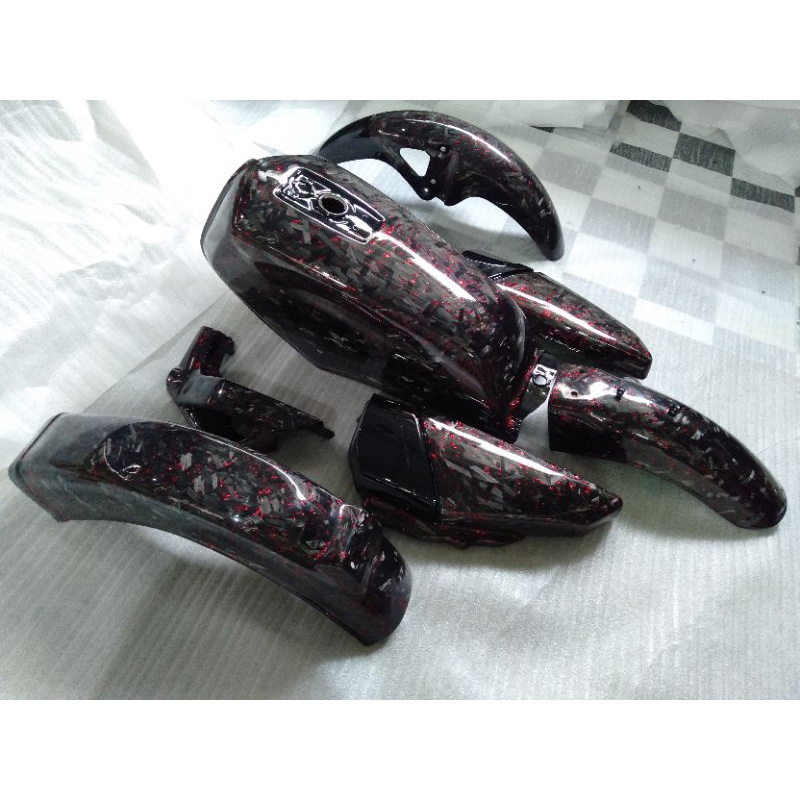 Bodi full set rx king original carbon forged serat metalic riquest (Pre order)