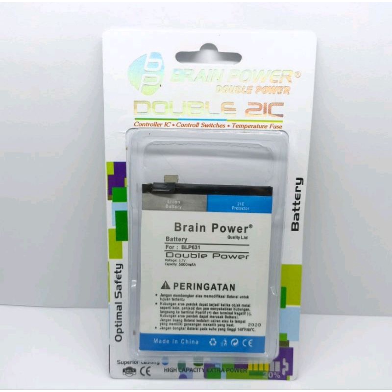 BATERAI BATRE OPPO F5 F5 YOUTH CPH1723 CPH1725 CPH1727 F3 BIASA CPH1609 BLP631 DOUBLE POWER MERK BRAINPOWER