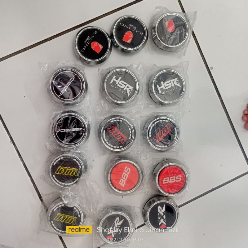 Dop tutup velg DD 6,7cm DL 7,2cm