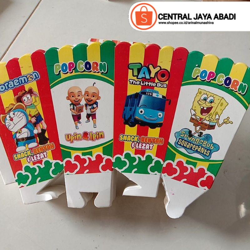 

400 LEMBAR KERTAS POPCORN 12 × 6 BAHAN IVORY PUTIH HIGH QUALITY DUS POP CORN BOX POPCORN KOTAK POPCORN KEMASAN POP CORN PRODUK TERBARU KUALITAS TERBAIK | CENTRAL JAYA ABADI 5777