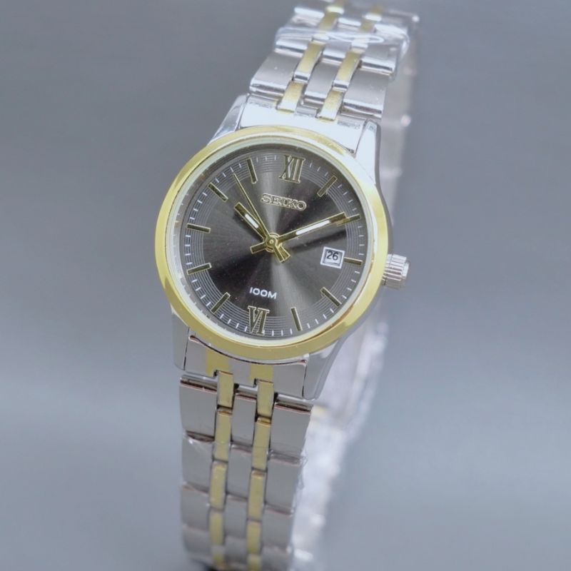 Jam Tangan casual wanita Stainless steel/ Jam Tangan cewek Anti air Free bok