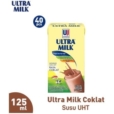 

Susu ultra uht rasa cokelat 125ml X 40 / Karton