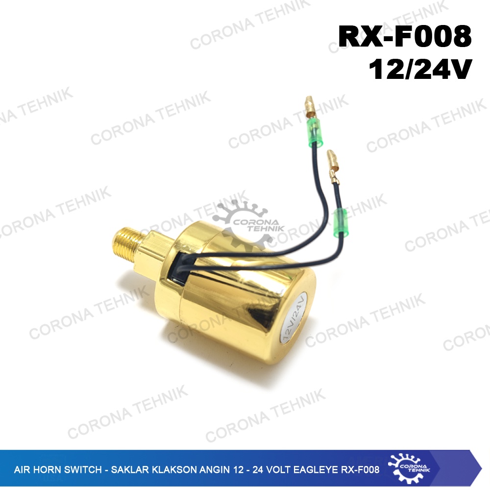 RX-F008 - Air Horn Switch - Saklar Klakson Angin 12 - 24 Volt EAGLEYE