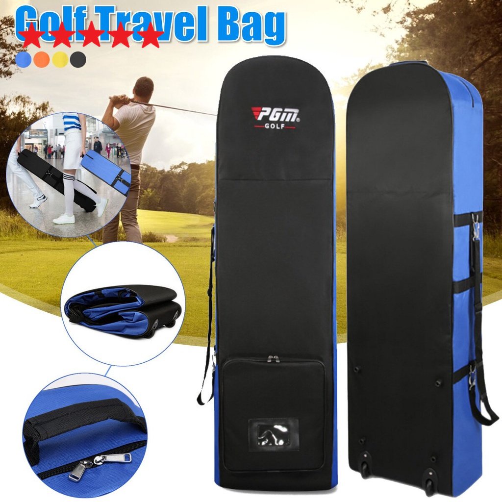 Tas Golf Premium Portable Roda Gagal Terbang Travel PGM Golf Travel Cover Kapasitas Besar Lipat Ringan Golf Aviasi Tas Penyimpanan Foldable Alat Golf Terbaik Aviasi Perjalanan