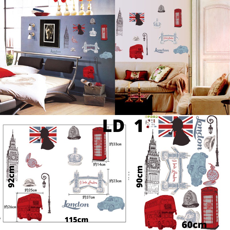 WALLSTICKER STIKER DEKORASI RUMAH CAFEE DINDING TEMBOK KAMAR RUANG TAMU DREAMS DREAM PESAWAT TOWER PARIS TOWERING